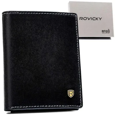 Image de Porte-cartes en cuir TW-01-RVT NOIR