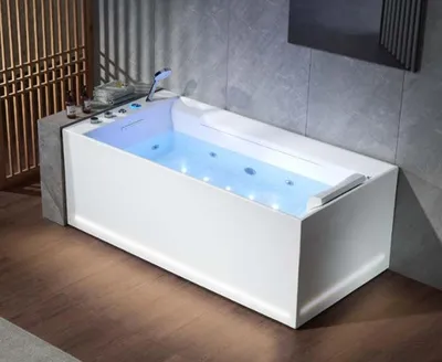 Produktbild von Design Badewanne Sprudel Whirlpool Wanne Luxus Wanne Wellness