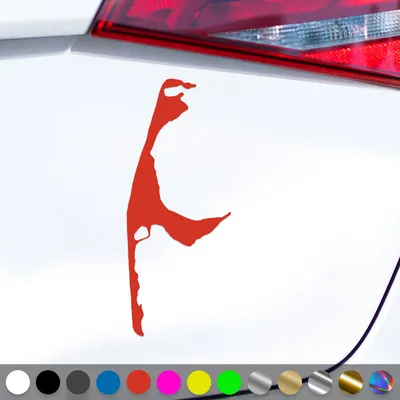 Produktbild von PantherPixel Sylt Aufkleber Insel Umriss Kontur Nordsee Sticker Auto Geschenkidee Farbe Rot