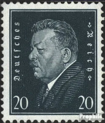 Produktbild von Briefmarken Deutsches Reich 1928 Mi 415 gestempelt Reichspräsidenten