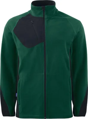 Produktbild von Microfleece Jacke 2325 mit Raglanärmeln, Kinnschutz und Reißverschlusstaschen