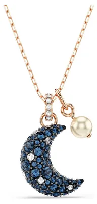 Produktbild von SWAROVSKI Damen Anhänger Kristallperle Mond Mehrfarbig Roségold SUBLIMA 5671585