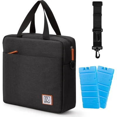 Produktbild von Brisby 4-lagige Kühltasche – Lunchtasche 7 Liter – Schwarz