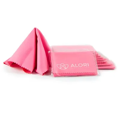 Productafbeelding van ALORI Sada van 10 microvezeldoekjes, 14x14 cm, roze