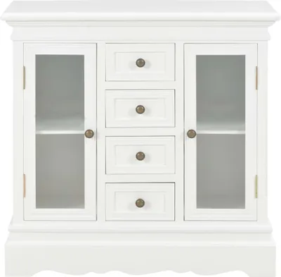 Obrázek produktu pro vidaXL Příborník bílý 70x28x70 cm Borovicový masiv