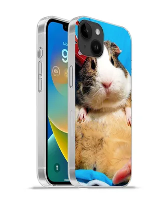 Produktbild von MuchoWow® Handyhülle Schutzhülle Hülle für Apple iPhone 14 Plus - Soft case Meerschweinchen - Lustig - Krone - Kinder - Jungen - Mädchen - Kind Silikon Softcase Handy Hülle - Abbildung