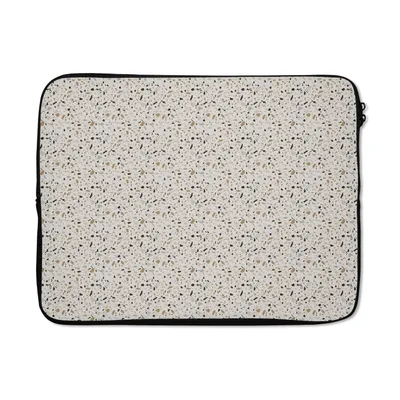 Produktbild von MuchoWow® Laptop Hülle 17 Zoll Laptoptasche Terazzo - Muster - Struktur - Zipper - Schutzabdeckung