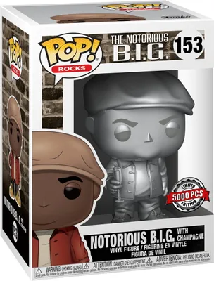 Produktbild von The Notorious B.I.G. - Notorious B.I.G. With Champagne 153 Limited 5000 PCS Edition - Funko Pop! - Vinyl Figur