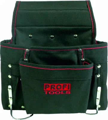 Produktbild von Nagel- / Werkzeugtasche, Polyester, schwarz, 8 Fächer, 2 Bügel