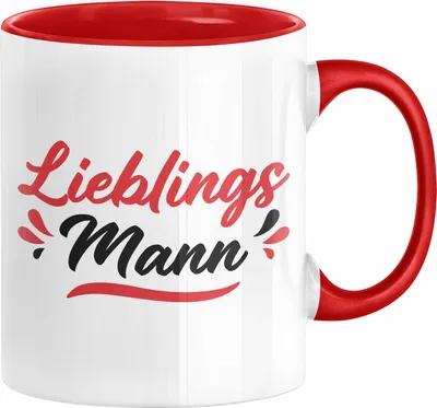 Produktbild von Valentinstag Tasse Geschenk Lieblings-Ehemann Geschenkidee Liebe Bester Ehemann (Rot)
