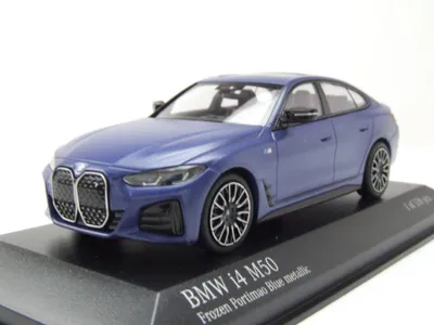 Produktbild von Minichamps 410024001 BMW I4 M50 2023 matt blau 1:43