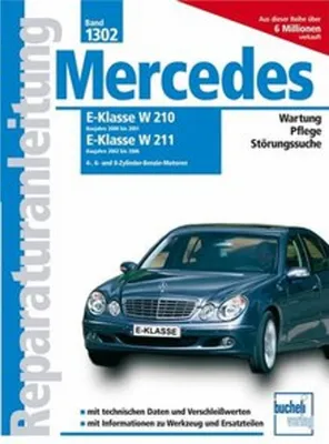 Obrázek produktu pro Mercedes E-Klasse W210, 2000-2001, W211, 2002-2006 Benziner