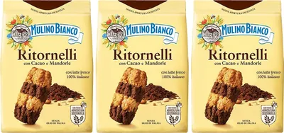 Produktbild von MULINO BIANCO Ritornelli - Italienische Kekse mit Kakao und Mandeln 700g (Ritornelli, x3)