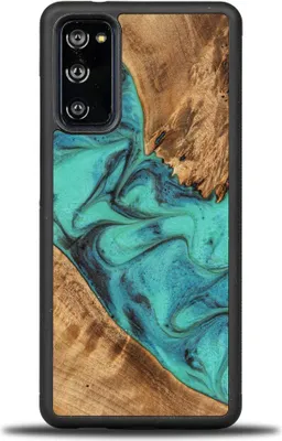 Produktbild von Bewood Einzigartige Hülle für Samsung Galaxy S20 FE - Türkis