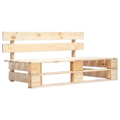 Produktbild von The Living Store Outdoor-Bank Paletten Holz