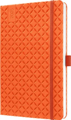 Produktbild von SIGEL J5119 Wochenkalender Jolie 2025 - - 1 Jahr - Hardcover - ca. A5 - orange - 174 S.