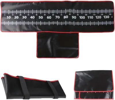 Imagen del producto de Colchoneta plegable para carpas con una regla de medición integrada, de 140x35 cm, para pescadores