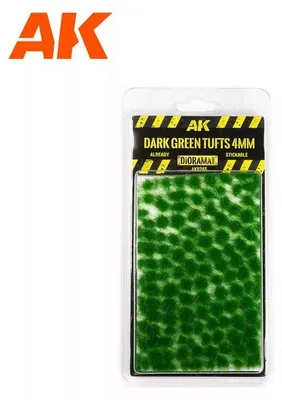 Image de AK Interactive AK8245 - Touffes vert foncé 4 mm - Neuf
