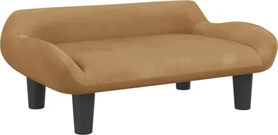 Obrázek produktu pro vidaXL Pelíšek pro psy hnědý 70x40x24 cm Velvet