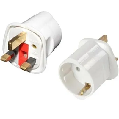 Image de Adaptateur Syntrox UE-UK pour appareils avec prise UE sur prises UK à 3 broches