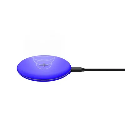 Image de Celly WLFASTFEELBL Chargeur pour appareils mobiles Smartphone bleu USB Charge sans fil Charge rapide Intérieur