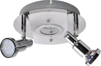 Produktbild von Briloner LED Badleuchte Deckenleuchte 3 Flammig Chrom Ø 20cm Dreh- Schwenkbar