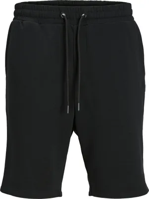 Produktbild von JACK & JONES Bradley Sweat Shorts loose fit, heren joggingbroek kort, zwart
