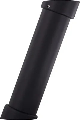 Produktbild von 1 Stück Barkonsole schwarz 200 mm Ø 50 mm schräg 21°