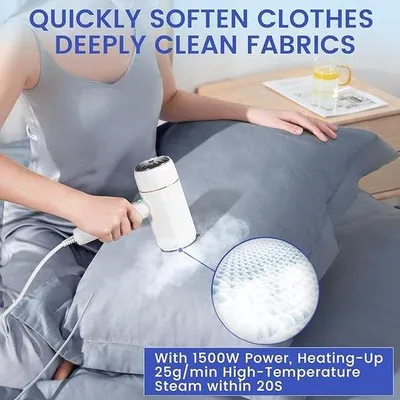 Obrázok produktu pre Famanu žehliaci systém na oblečenie, 1500 W – prenosný a skladací