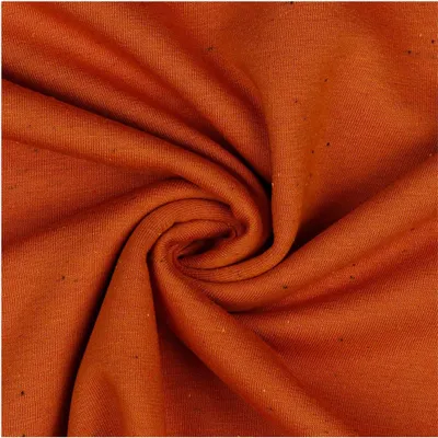 0,5m Sweat-Stoff Cosy Colours Meterware Oeko-Tex Sweatstoff Sweat terrakotta