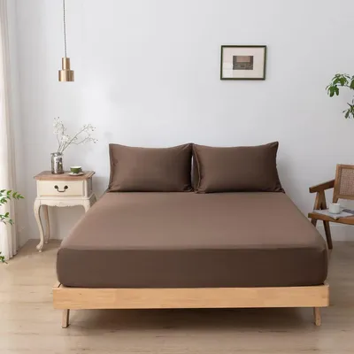 Immagine prodotto di Lenzuolo con angoli 200x200 – Marrone caffè