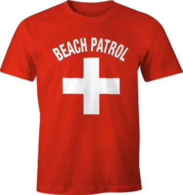 Produktbild von Herren T-Shirt Beach Patrol Fun-Shirt Moonworks®  L
