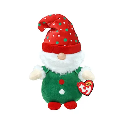 Immagine prodotto di TY Beanie Boo regular 15 cm Gnomo Gnolano Verde Natale 2023