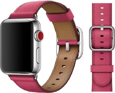 Obrázek produktu pro Originální Apple Classic Buckle Armband 42/44/45mm MQV22ZM/A Pink Fuchsia 4. Gen