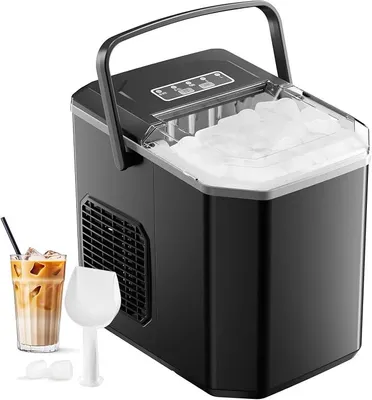Zdjęcie produktu dla Maszyna do produkcji kostek lodu, urządzenie do przygotowywania kostek lodu. Czas produkcji: 6-13 minut. Maszyna do kostek lodu (wielofunkcyjna)
