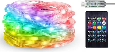 Zdjęcie produktu dla Dekoracja oświetleniowa zewnętrzna na sznurze LED 2,8W BIRI 77123 Rabalux
