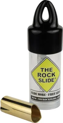 Produktbild von THE ROCK SLIDE TRS-MB Polished Brass Guitar Slide