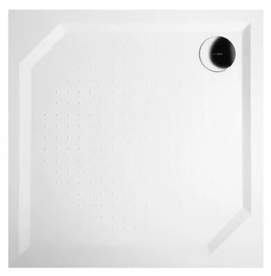 Produktbild von ANETA90 Gussmarmor-Duschwanne, Quadrat 90x90cm