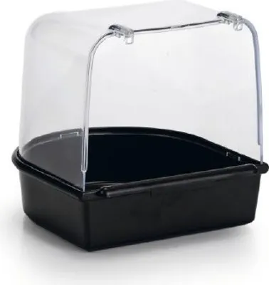 Produktbild von Beeztees Badehaus - Vogelbad - schwarz - 13x13x13 cm