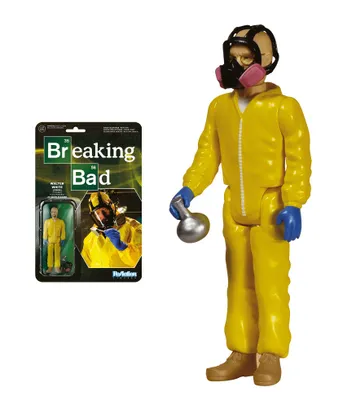 Produktbild von Funko Breaking Bad Walter White in Cook Suit ReAction Actionfigur 10 cm FK5407