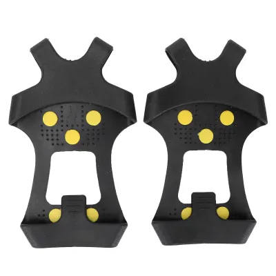 Produktbild von Eis-Spikes Krampen, Rutschfeste 10 Stahlspikes, Traction Cleats für Schnee, Größe L (39-42), Anti-Rutsch-Griffe