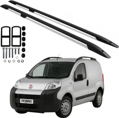 Produktbild von Dachreling FIAT Qubo Fiorino CITROEN Nemo PEUGEOT Bipper 08-24 SCHWARZ