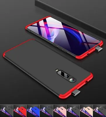 Produktbild von Handy Hülle für Xiaomi Redmi 8A 360 Grad Schutz mit Schutzglas Bumper Smartphone Cover Redmi 8A Farbe: Schwarz