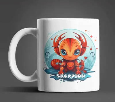 Produktbild von Sternzeichen Tierkreis Kaffeetasse Tasse Geschenkidee Geschenk 330 ml – Skorpion
