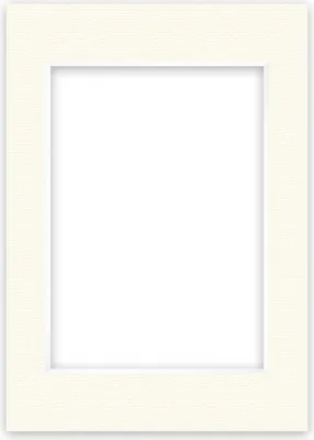 Image de nielsen Conservation Passepartout 1,5 mm, format extérieur 29,7x42 cm (DIN A3) pour photos DIN A4, blanc crème avec structure
