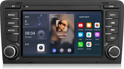 Produktbild von carplay android 13 7''WIFI DAB 2+64G NAVI Audi A3 S3 RS3 2003-2012 BT 4Kern GPS SWC RDS android auto fm