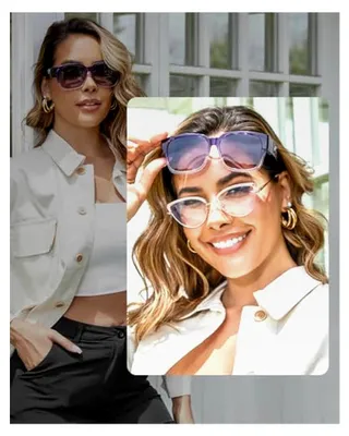 Produktbild von Polarisierte Überbrille für Damen, Brillenträger, UV400 Schutz Sonnenbrille über der normalen Brille zum Fahren