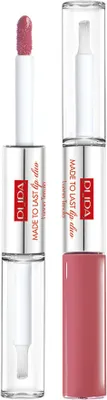 Productafbeelding van PUPA Milano Lip Duo, langdurig, Roze, Miami Pink, 2 kleuren, Hydraterend, Voor dames, Glanzend