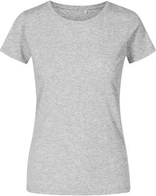 Obrázok produktu pre X.O by Promodoro 1505 | Dámske tričko s okrúhlym výstrihom, česaná bavlna - farba: Heather Grey - veľkosť: XL