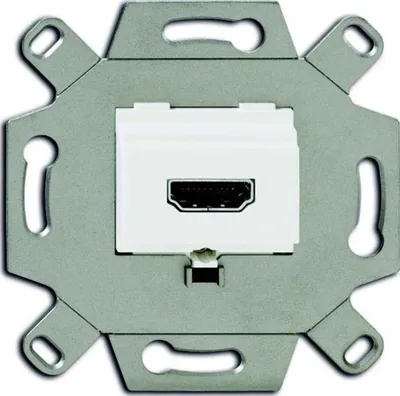 Zdjęcie produktu dla Skrzynka połączeniowa HDMI biały alpejski - element bazowy USB 0261/32